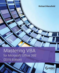 Download free pdf textbooks online Mastering VBA for Microsoft Office 365 PDB 9781119579335 by Richard Mansfield in English