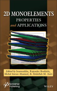 Title: 2D Monoelements: Properties and Applications, Author: Inamuddin