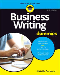 Title: Business Writing For Dummies, Author: Natalie Canavor