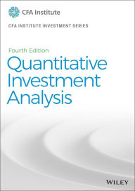 Title: Quantitative Investment Analysis, Author: CFA Institute