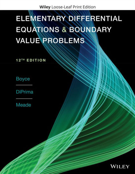 Elementary Differential Equations and Boundary Value Problems