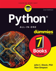 Free ebooks download palm Python All-in-One For Dummies 9781394236152 English version PDF MOBI DJVU by John C. Shovic, Alan Simpson