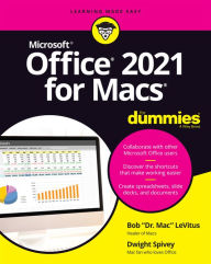 Free public domain audiobooks download Office 2021 for Macs For Dummies by Bob LeVitus, Dwight Spivey