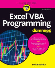 Title: Excel VBA Programming For Dummies, Author: Dick Kusleika