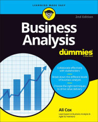 Textbook downloads free Business Analysis For Dummies by Alison Cox 9781119912484
