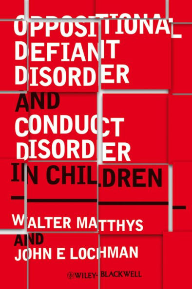 Oppositional Defiant Disorder and Conduct Disorder in Children