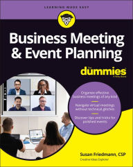 Title: Business Meeting & Event Planning For Dummies, Author: Susan Friedmann