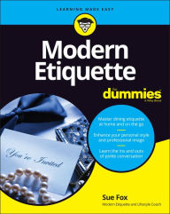 Title: Modern Etiquette For Dummies, Author: Sue Fox