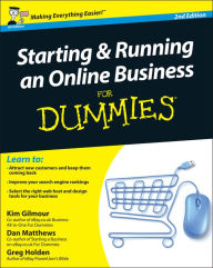 Title: Starting and Running an Online Business For Dummies, Author: Kim Gilmour