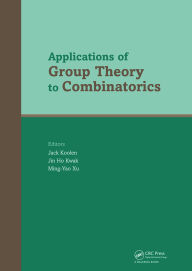 Title: Applications of Group Theory to Combinatorics, Author: Jack Koolen