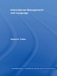 Title: International Management and Language, Author: Susanne Tietze