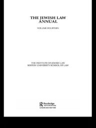 Title: The Jewish Law Annual Volume 14, Author: Boston University of Law The Institute of Jewish Law