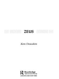 Title: Zeus, Author: Ken Dowden