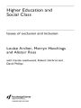 Higher Education and Social Class: Issues of Exclusion and Inclusion