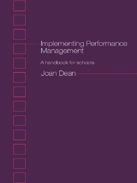 Implementing Performance Management: A Handbook for Schools