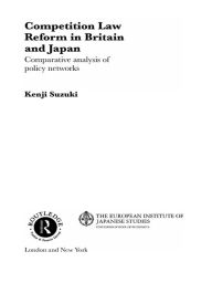 Title: Competition Law Reform in Britain and Japan: Comparative Analysis of Policy Network, Author: Kenji Suzuki