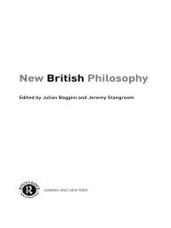 Title: New British Philosophy: The Interviews, Author: Julian Baggini