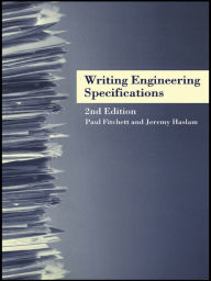 Title: Writing Engineering Specifications, Author: Paul Fitchett