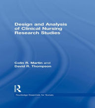 Title: Design and Analysis of Clinical Nursing Research Studies, Author: Colin R Martin