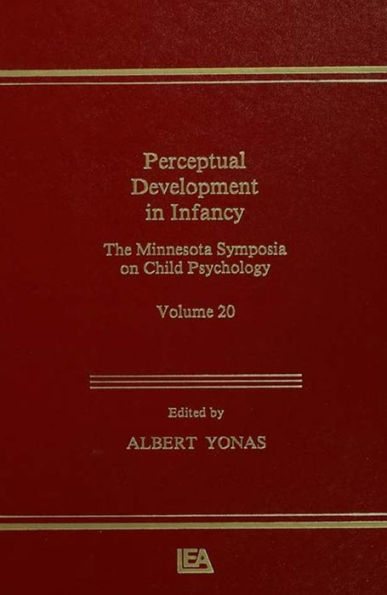 Perceptual Development in infancy: The Minnesota Symposia on Child Psychology, Volume 20