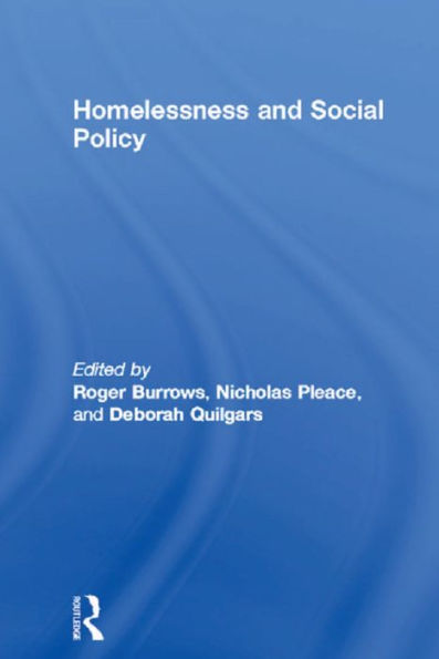 Homelessness and Social Policy