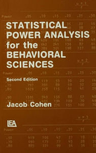 Title: Statistical Power Analysis for the Behavioral Sciences, Author: Jacob Cohen