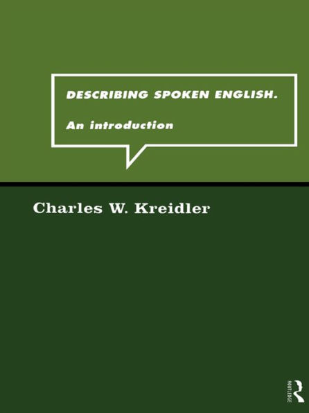 Describing Spoken English: An Introduction