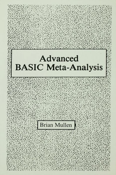 Advanced Basic Meta-analysis: Version 1.10