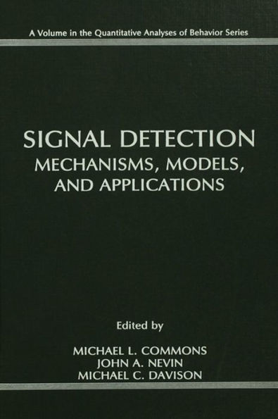 Signal Detection: Mechanisms, Models, and Applications