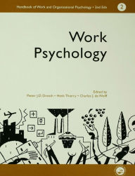 Title: A Handbook of Work and Organizational Psychology: Volume 2: Work Psychology, Author: Charles J. De Wolff