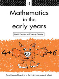 Title: Mathematics in the Early Years, Author: David Clemson