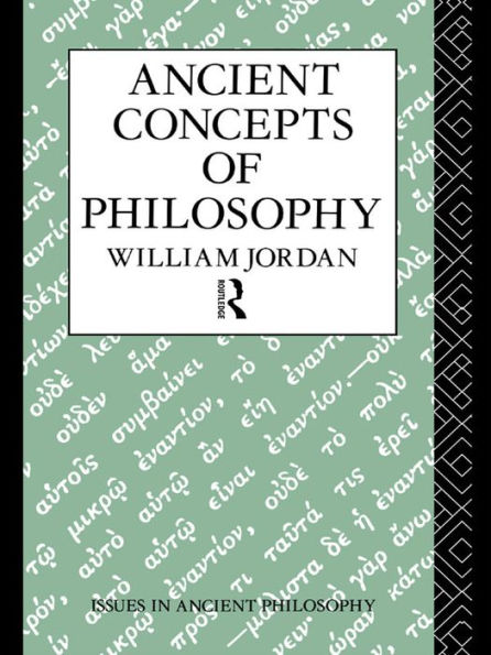 Ancient Concepts of Philosophy