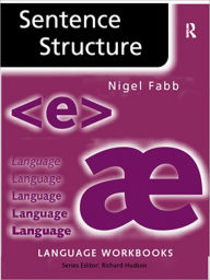 Title: Sentence Structure, Author: Nigel Fabb