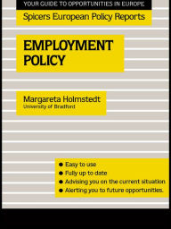Title: Employment Policy, Author: Margareta Holmstedt