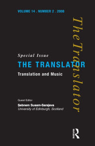 Title: Translation and Music, Author: Sebnem Susam-Sarajeva