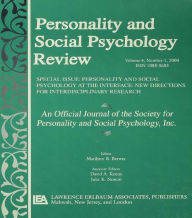 Title: Personality and Social Psychology at the Interface: New Directions for Interdisciplinary Research: A Special Issue of personality and Social Psychology Review, Author: Marilynn B. Brewer