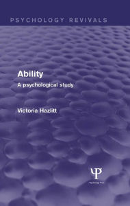 Title: Ability: A Psychological Study, Author: Victoria Hazlitt