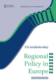 Title: Regional Policy in Europe, Author: S.S Artobolevskiy