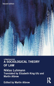 Title: A Sociological Theory of Law, Author: Niklas Luhmann