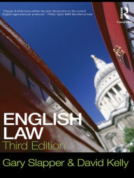 Title: English Law, Author: Gary Slapper