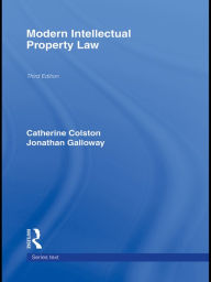 Title: Modern Intellectual Property Law, Author: Jonathan Galloway