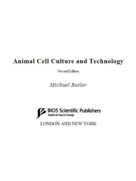 Animal Cell Culture and Technology