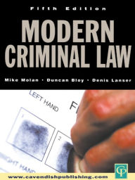 Title: Modern Criminal Law: Fifth Edition, Author: Mike Molan