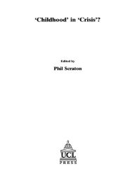 Title: Childhood In Crisis?, Author: Phil Scraton