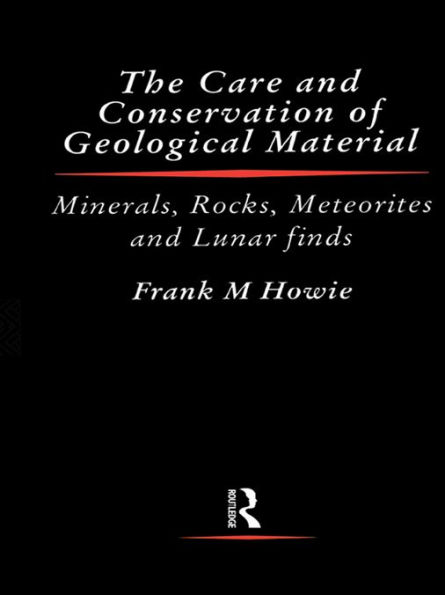 Care and Conservation of Geological Material