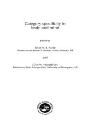 Title: Category Specificity in Brain and Mind, Author: Emer Forde