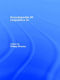 Title: Encyclopedia of Linguistics, Author: Philipp Strazny