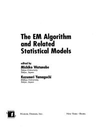 Title: The EM Algorithm and Related Statistical Models, Author: Michiko Watanabe