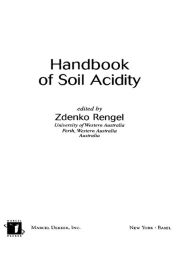 Title: Handbook of Soil Acidity, Author: Zdenko Rengel