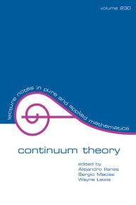 Title: Continuum Theory, Author: Alejandro Illanes